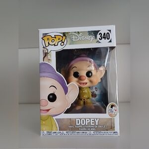 Disney Dopey From Snow Whie And The Seven Dwarfs 340 Funko Pop